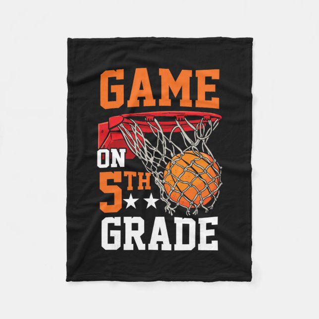 Couverture Polaire Fifth Grade Game On Sketll Ck To School 5th Grade  (Devant)