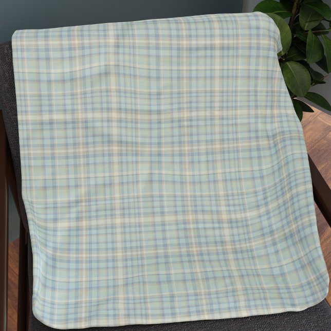 Couverture Polaire Figarations Figaro Plaid Tartan (Fun figgy tartan blanket for your car or your home. Inspired by the colours of the original figaros)