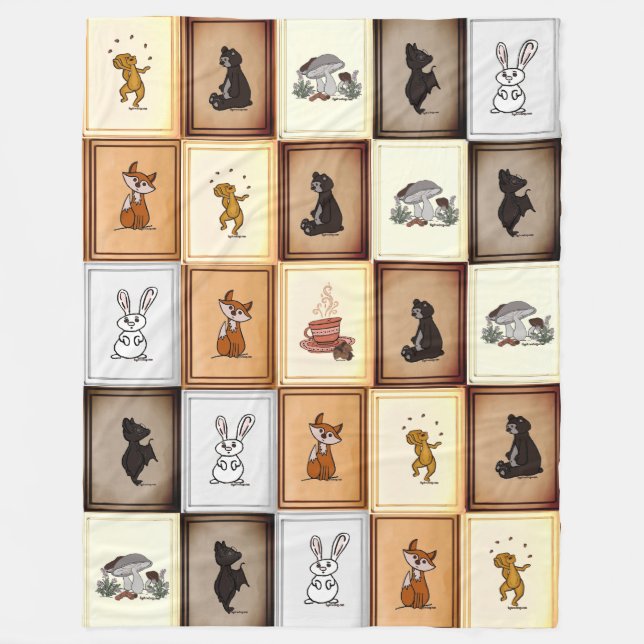 Couverture Polaire figdewdrop Quilt It Relax Everybody Fleece Blanket (Devant)