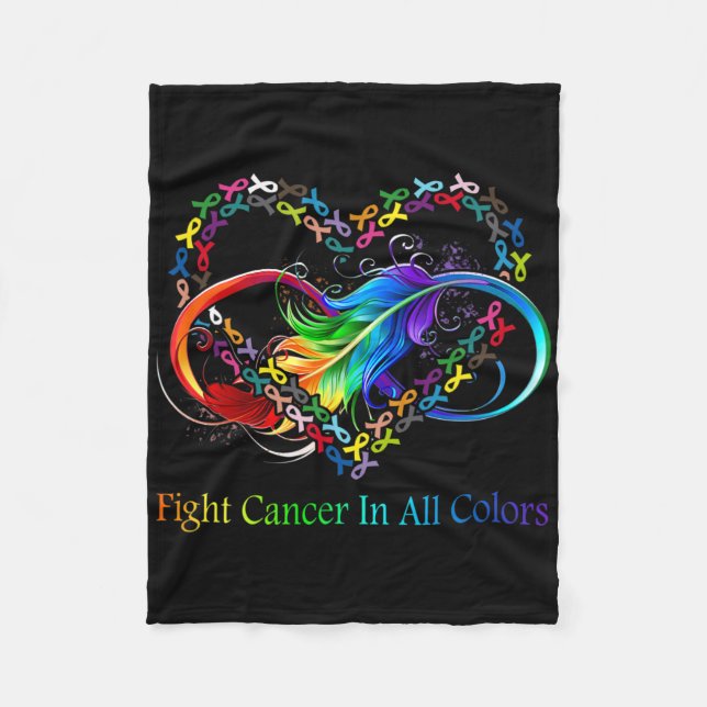 Couverture Polaire Fight Cancer (Devant)