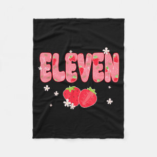 Couverture Polaire Fille de 11 ans T-shirt pour 11e anniversaire frai