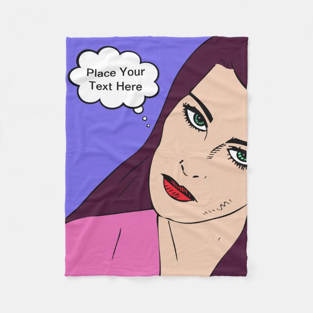 Couverture Polaire Fille de bandes dessinées #1 (Devant)