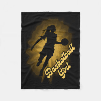 Couverture Polaire Fille De Basket Ombre Dans Les Rayons