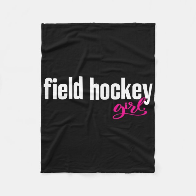 Couverture Polaire Fille de hockey sur gazon _7  (Devant)
