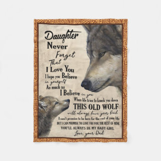 Couverture Polaire Fille Et Père Blanket