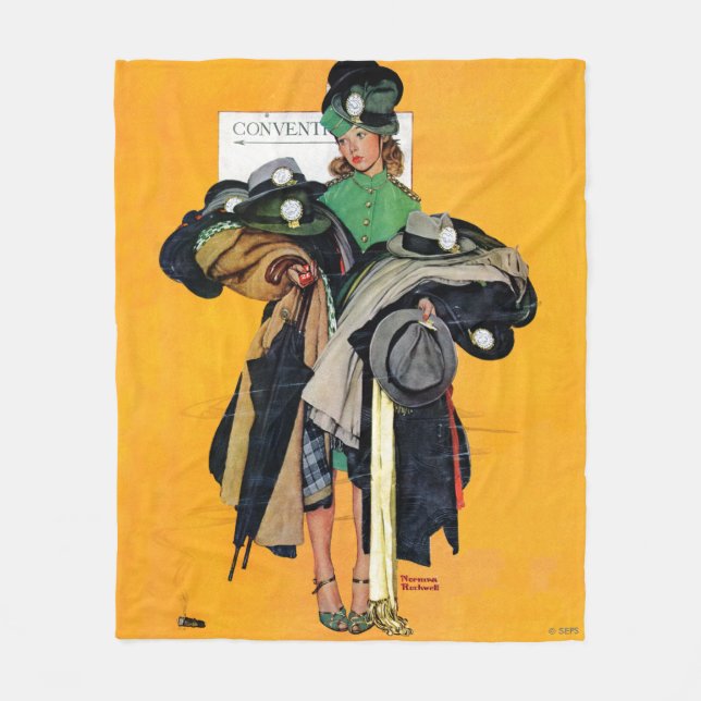 Couverture Polaire Fille Hatcheck (Devant)