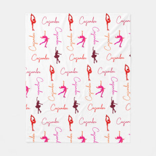 Couverture Polaire Fille Patinage artistique Nom du patinage sur glac