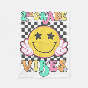 Couverture Polaire Filles ambiance 2e année sourire visage retour à l