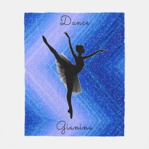 Couverture Polaire Filles Blue Dazzle Ballerina Danse