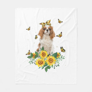 Couverture Polaire Filles Femmes Maman Cavalier King Charles Spaniel