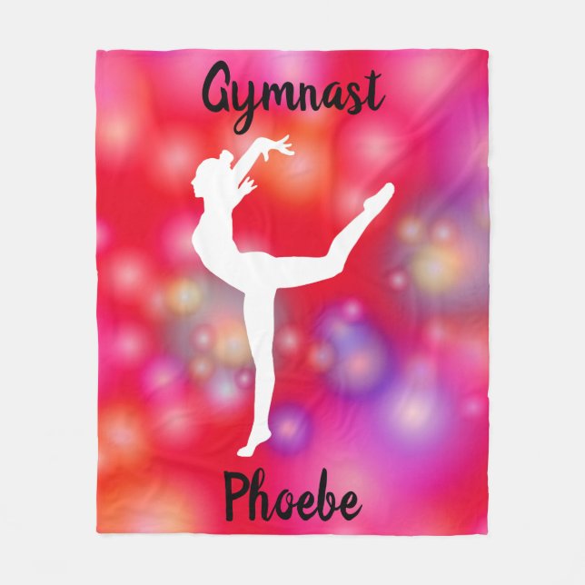 Couverture Polaire Filles Gymnastique Bubble Fun Fleece Blanket (Devant)