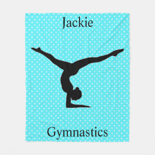 Couverture Polaire Filles Gymnastique Polka Dot