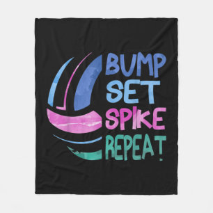 Couverture Polaire Filles Volleyball ensemble de balle Spike Répéter 
