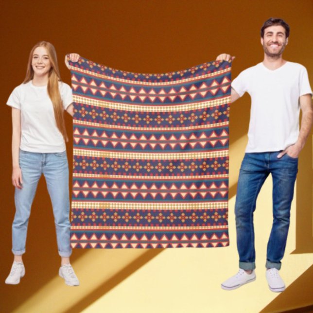 Couverture Polaire Fils Nomades | Plaid Azteque en Polaire (Créateur téléchargé)
