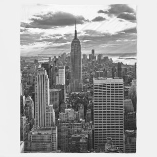 Couverture Polaire Fin de l'après-midi NYC Skyline à l'approche du