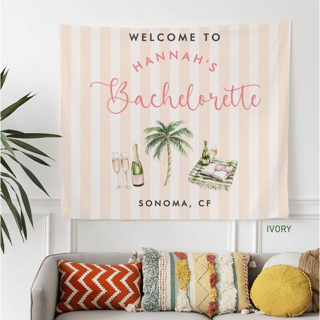 Couverture Polaire Fin de semaine Retro Pink Wine Country (Créateur téléchargé)