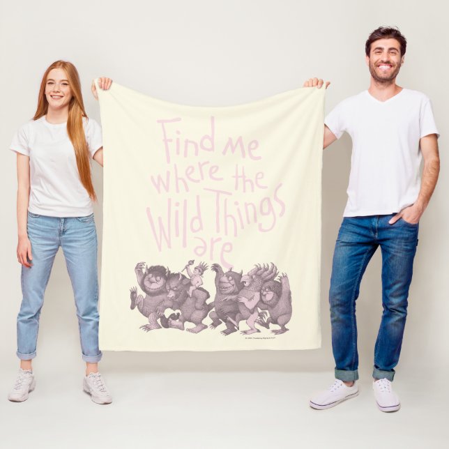 Couverture Polaire Find Me Where the Wild Things Are (En situation)
