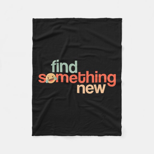 Couverture Polaire Find Soing New Funny Sarcastic Trump Slogan Quote  (Devant)
