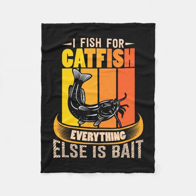 Couverture Polaire Fisher I Fish For Catfish (Devant)
