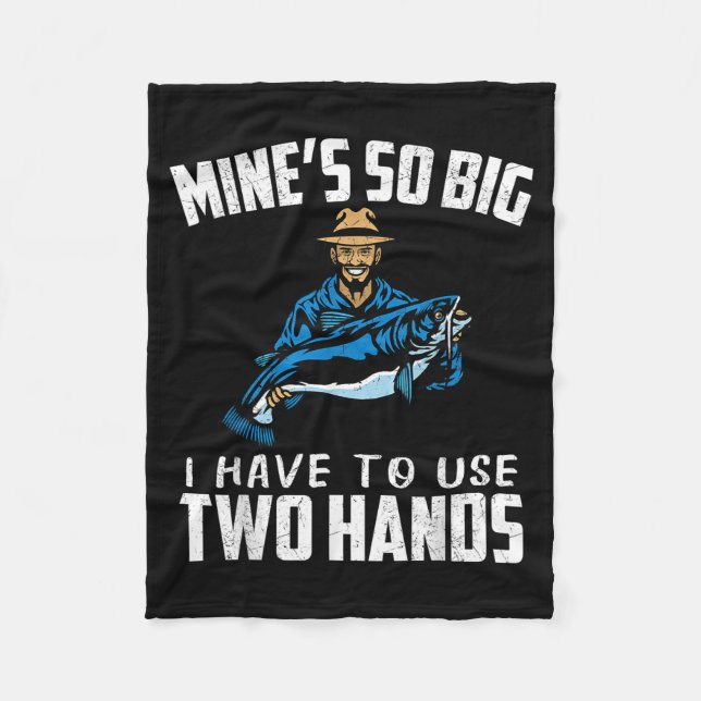 Couverture Polaire Fishing Funny Shirt Sarcasm Quotes Joke Hobbies Hu (Devant)