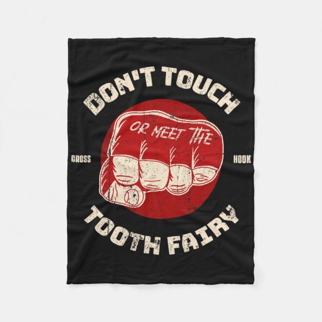 Couverture Polaire Fist Boxing Kickboxing Free Fighting Mma Martial A (Devant)