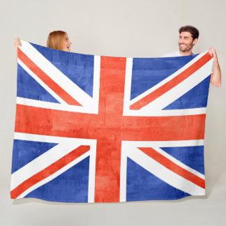 Couverture Polaire Flag de Grunge