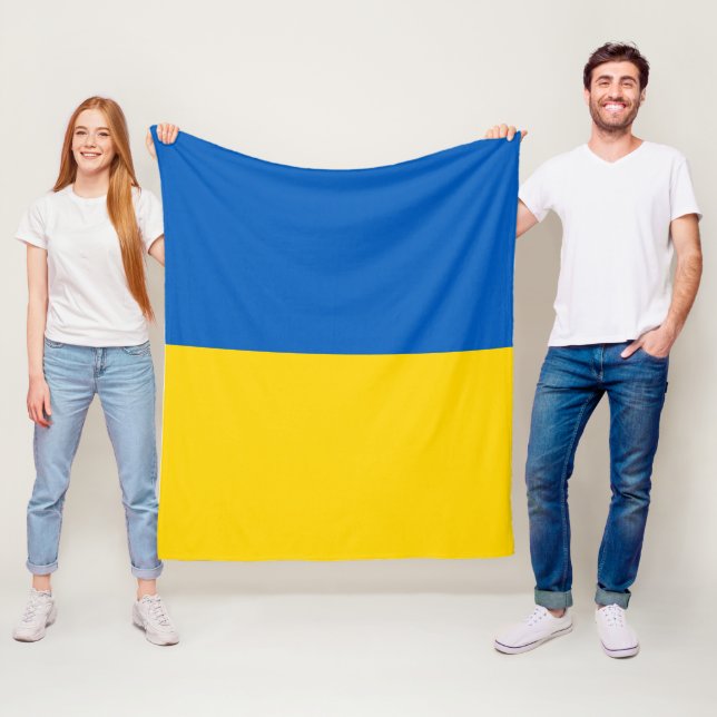 Couverture Polaire Flag of Ukraine (En situation)