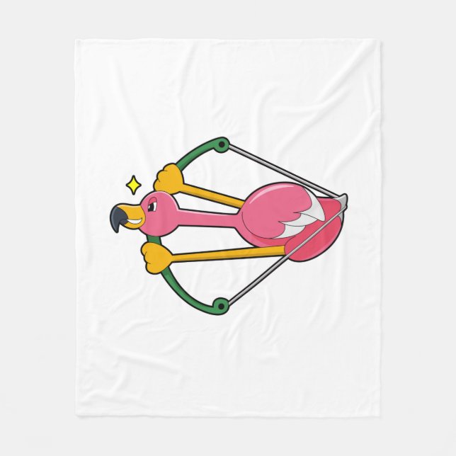 Couverture Polaire Flamingo as Arrow (Devant)