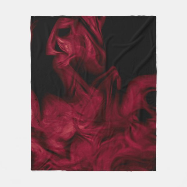 Couverture Polaire Flamme rouge (Devant)