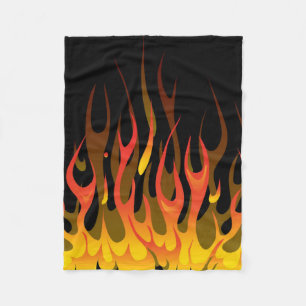 Couverture Polaire Flammes de Kustom