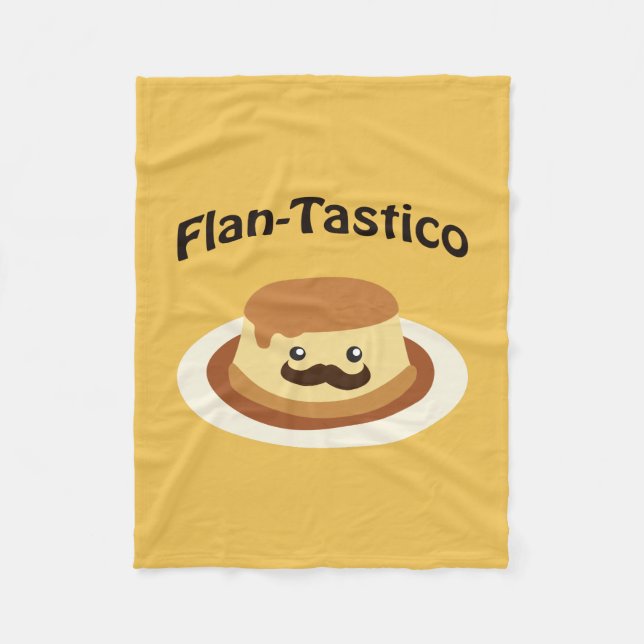 Couverture Polaire Flan-Tastico ! Flan mignon (Devant)