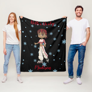 Couverture Polaire Flèche à neige Roller Derby