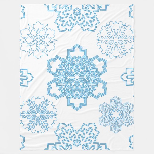 Couverture Polaire Flèche de neige (Devant)