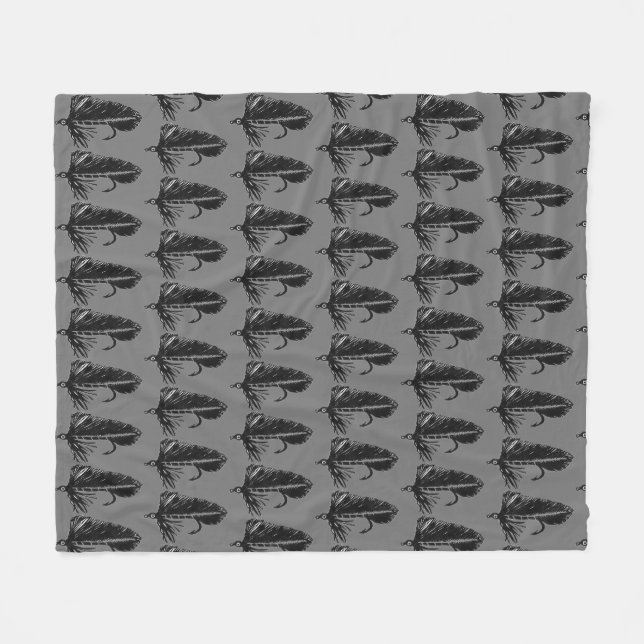 Couverture Polaire Flèche de pêche à la mouche de la truite Matuka no (Devant (Horizontal))