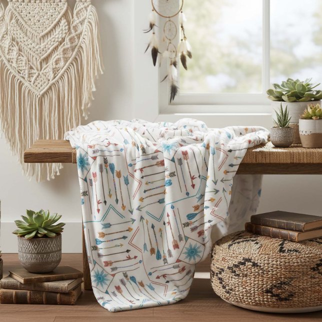 Couverture Polaire Flèches Boho et Sun V11 ID748 (Créateur téléchargé)