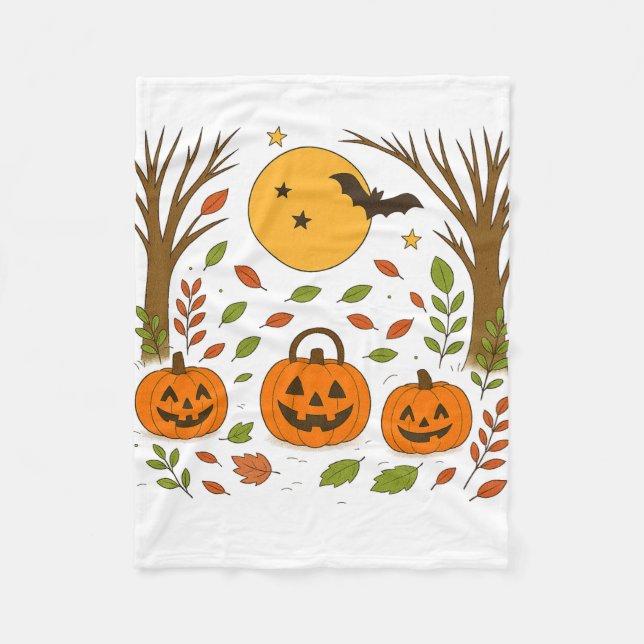 Couverture Polaire Fleece blanket Halloween (Devant)