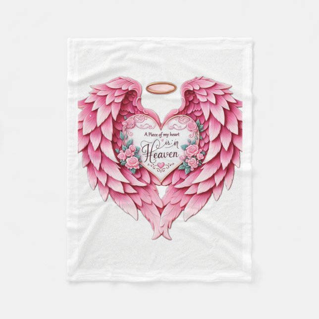 Couverture Polaire Fleece Blanket Jeter Mémorial Un morceau de mon co (Devant)