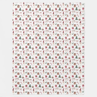 Couverture Polaire Fleece Blanket Motif de Noël