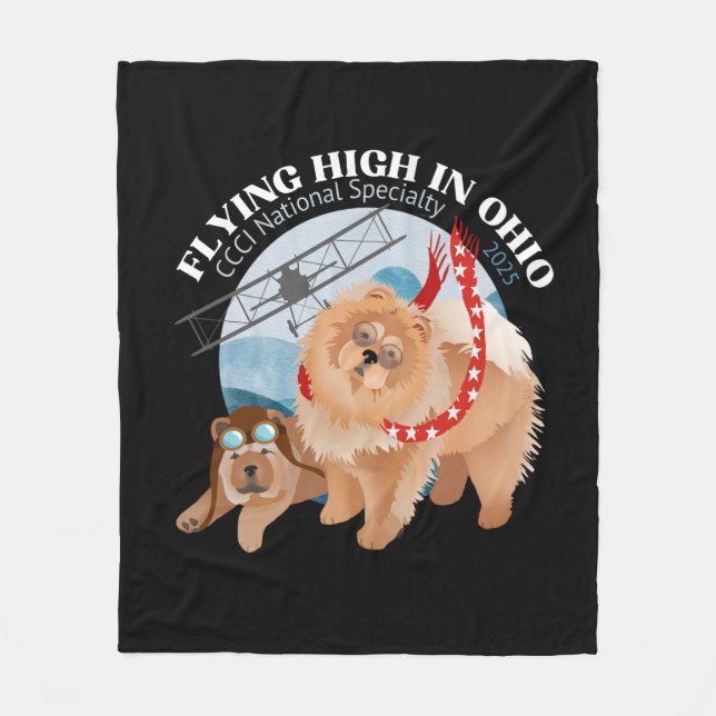 COUVERTURE POLAIRE FLEECE BLANKET - NOIR AVEC LOGO 2025 (Devant)