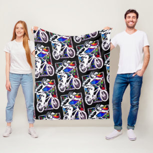 Couverture Polaire Fleece Bmx Colorée - Vélo Bmx - Vélo Bmx