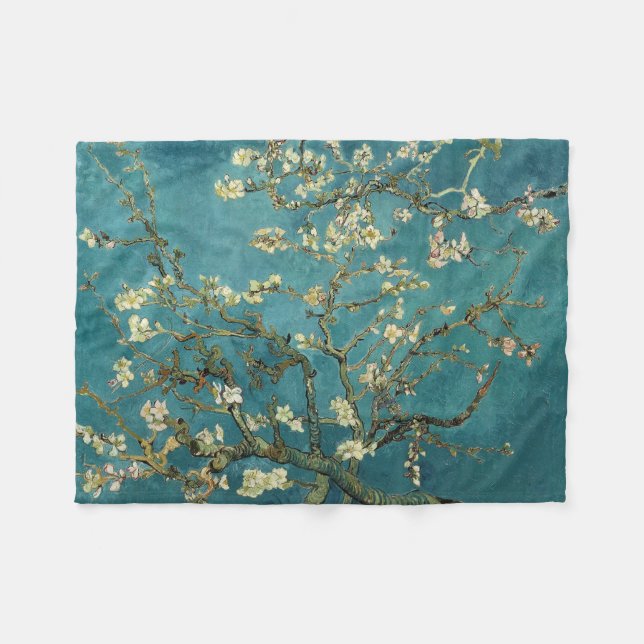 Couverture Polaire Fleur d'amande (Devant (Horizontal))