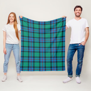 Couverture Polaire Fleur écossaise Plaid