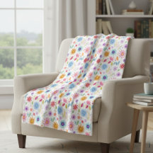 Fleur Sauvage Bleu Violet Rose