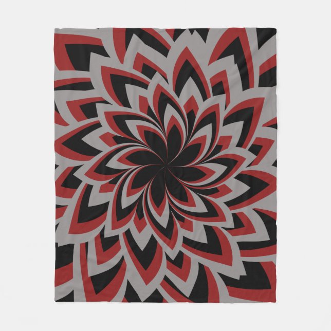 COUVERTURE POLAIRE FLEUR TOURBILLON COMPLET  (Devant)