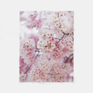 Couverture Polaire Fleurs de cerisiers
