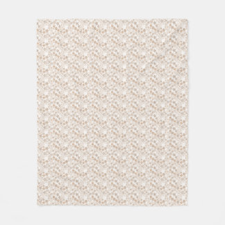 Couverture Polaire Fleurs de marguerite beige esthétique florale Dits