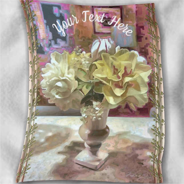 Couverture Polaire Fleurs de premier ressort PCM1 (Créateur téléchargé)