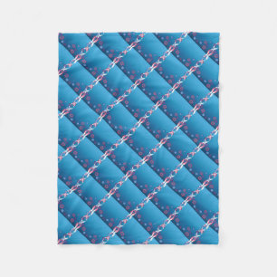 Couverture Polaire Fleurs de ressort