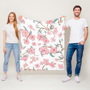 Couverture Polaire Fleurs déplaisantes Motif 4