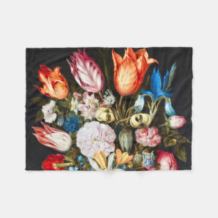 Couverture Polaire Fleurs vintages en verre par Ambrosius Bosschaer